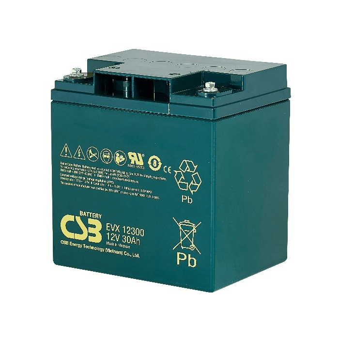 EVX12300 蓄电池产品图（品牌：CSB希世比）