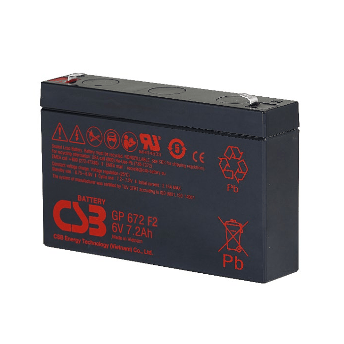 GP672型蓄电池（CSB希世比品牌）产品图片