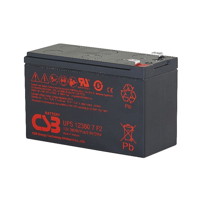 UPS123607 型希世比 CSB 蓄电池产品展示图片
