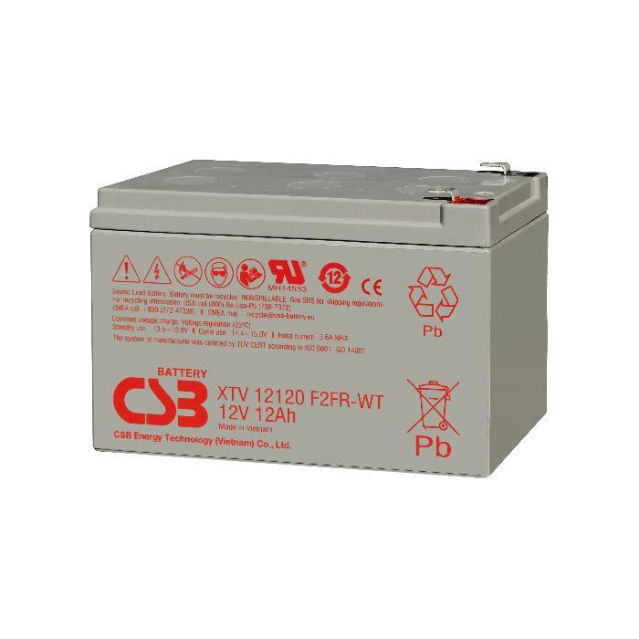 Product image display: CSB Battery XTV12120WTFR